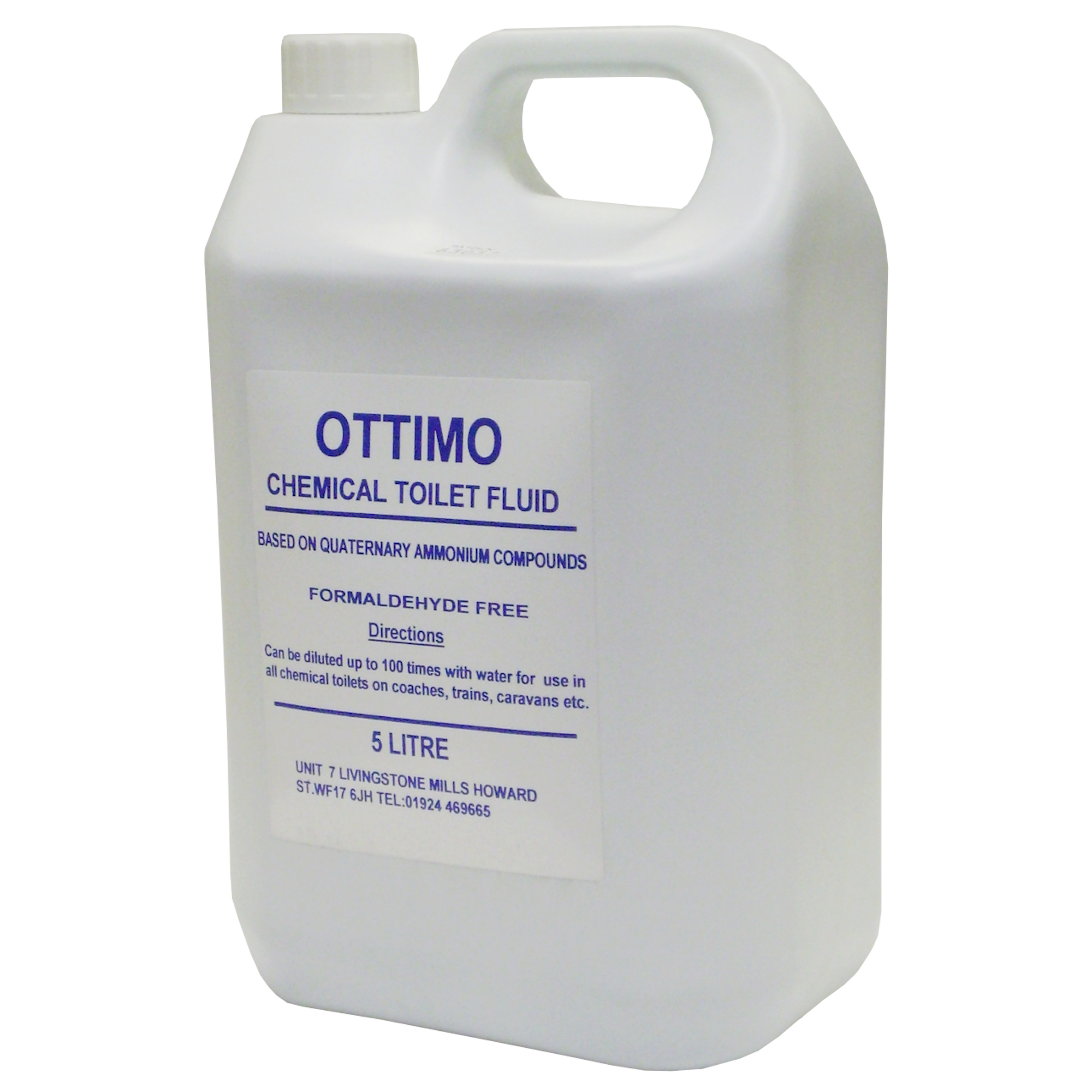 Ottimo Chemical Toilet Fluid 5 Litre Bottle